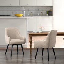 Swivel dining deals chairs with arms